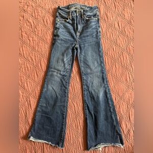 American Eagle 000S Super High Rise Flare AE